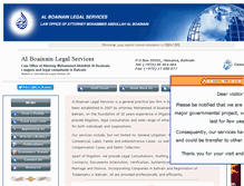 Tablet Screenshot of alboainain-law.com